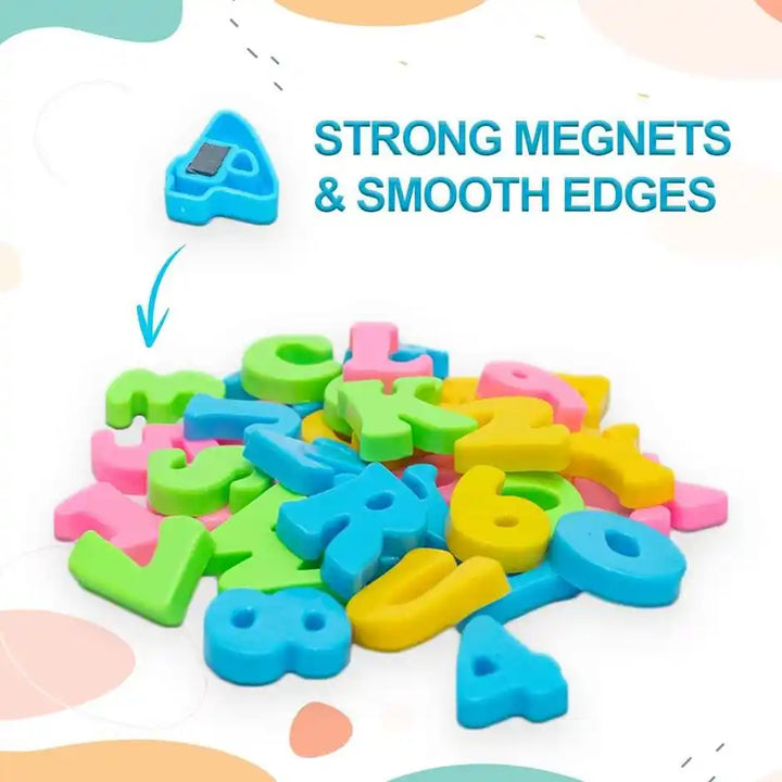 Avis by Ratna Lovely Magnetic Slate | 2-in-1  Alphabets & Numbers | Learning Board