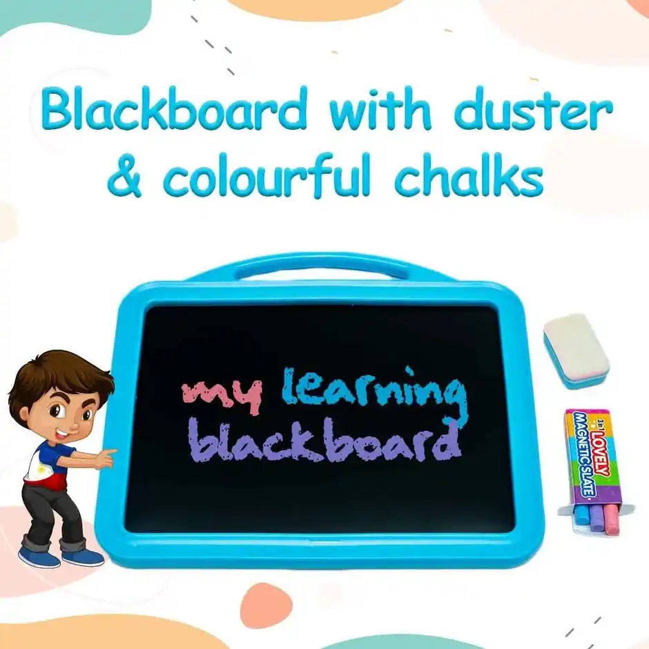 Avis by Ratna Lovely Magnetic Slate | 2-in-1  Alphabets & Numbers | Learning Board