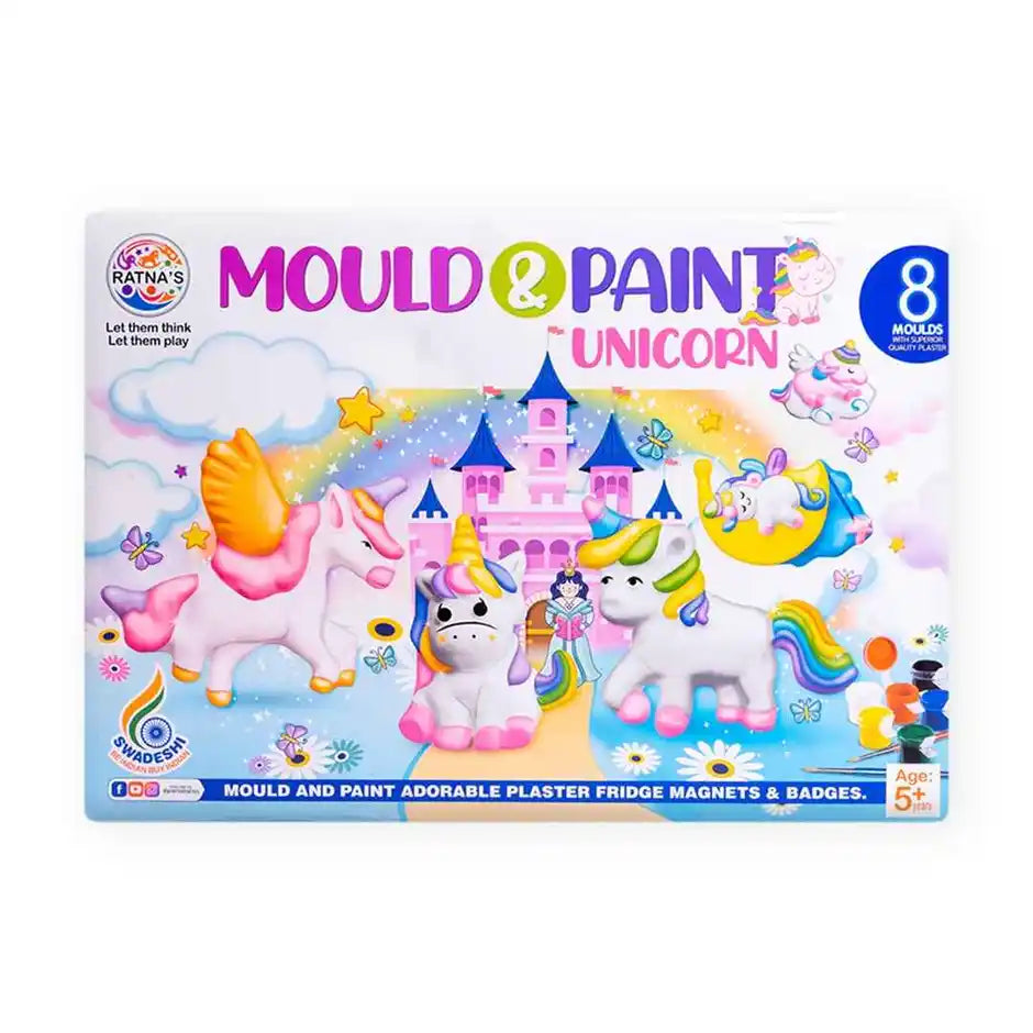 Ratna's Mould & Paint Unicorn Sr | DIY Craft Kit