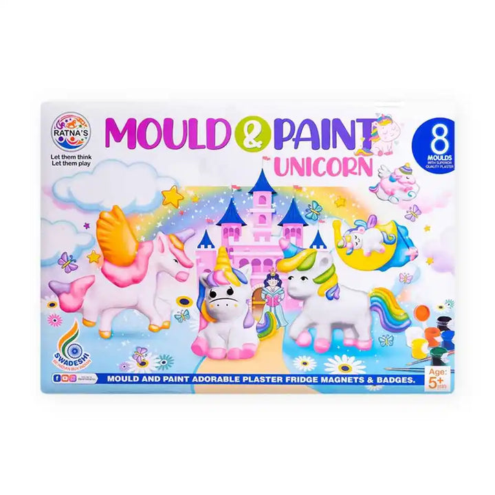 Ratna's Mould & Paint Unicorn Sr | DIY Craft Kit