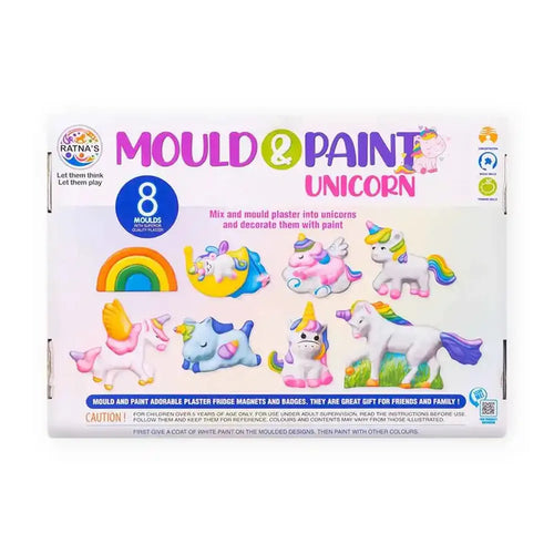 Ratnas Mould & Paint Unicorn Sr | DIY Craft Kit