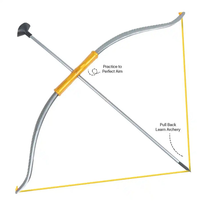 Ratna's Shiva Bow & Arrow With Trishul Action Game Toy