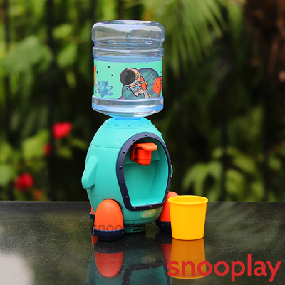 Electronic and Realistic Detachable Water Dispenser - Space Rocket (Pretend Play Set)