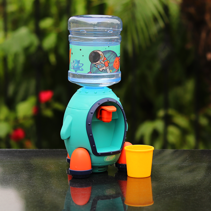 Electronic and Realistic Detachable Water Dispenser - Space Rocket (Pretend Play Set)