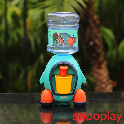 Electronic and Realistic Detachable Water Dispenser - Space Rocket (Pretend Play Set)