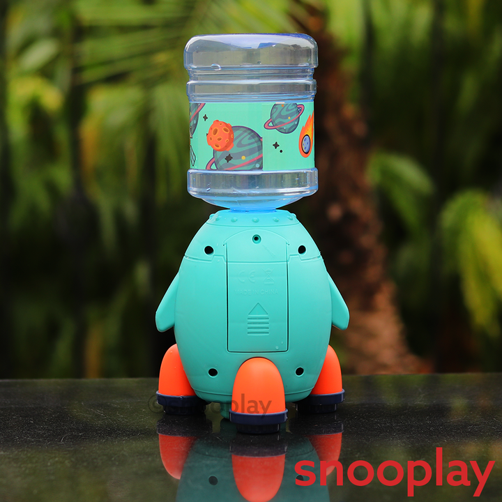 Electronic and Realistic Detachable Water Dispenser - Space Rocket (Pretend Play Set)