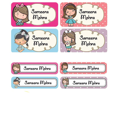 Personalised Rectangular Labels (Cod Not Available)