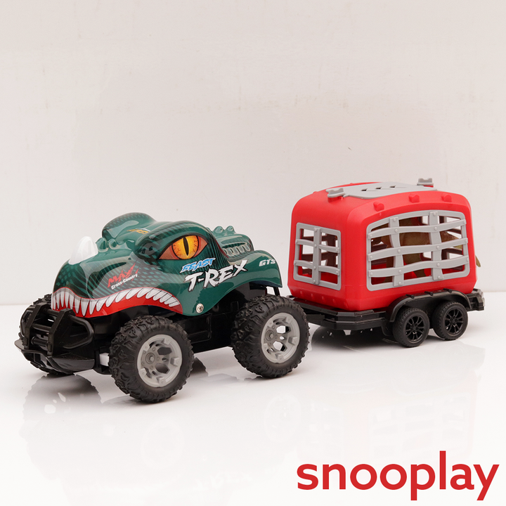 Remote Control Animal Racing Car with Cage (6-10 Years)