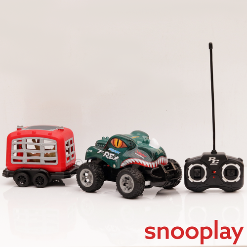 Remote Control Animal Racing Car with Cage (6-10 Years)