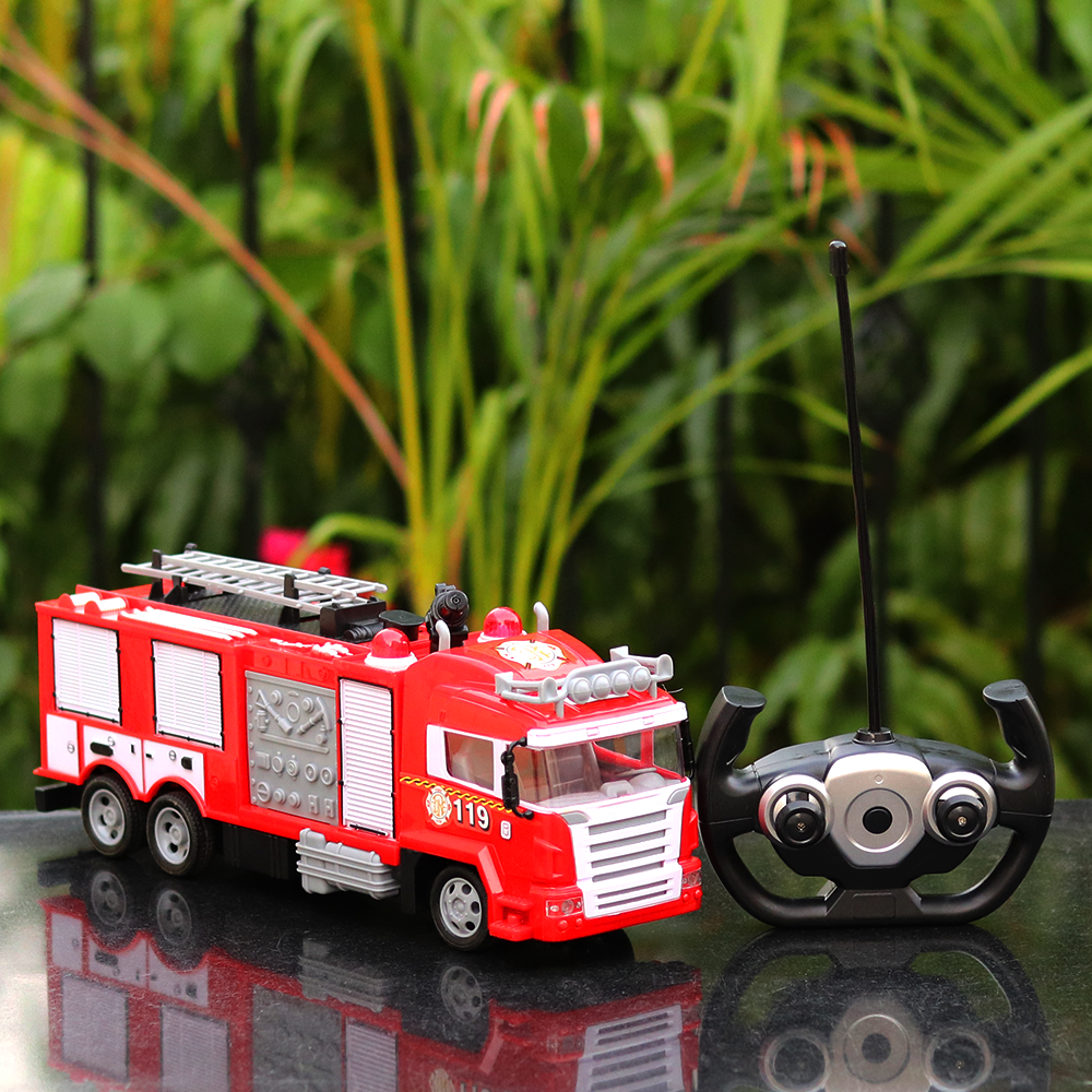 Remote control fire cheap truck that sprays water