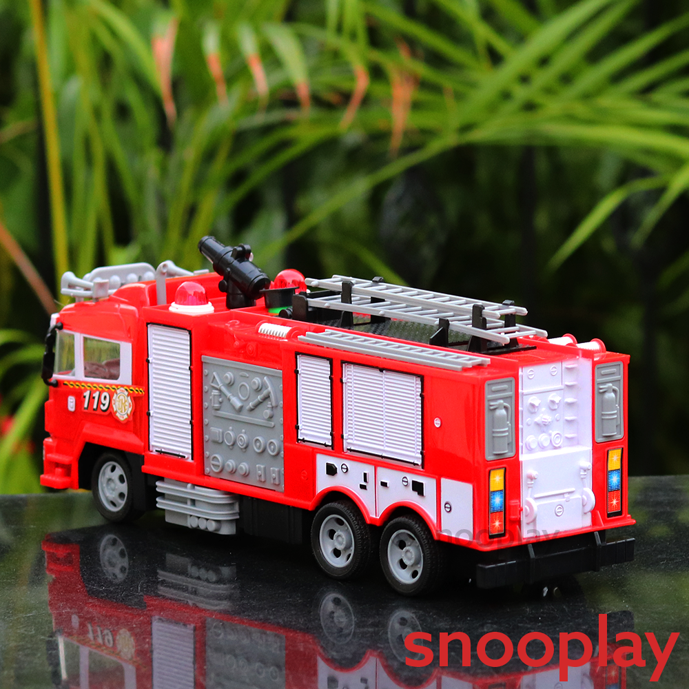 Fire truck remote clearance control car