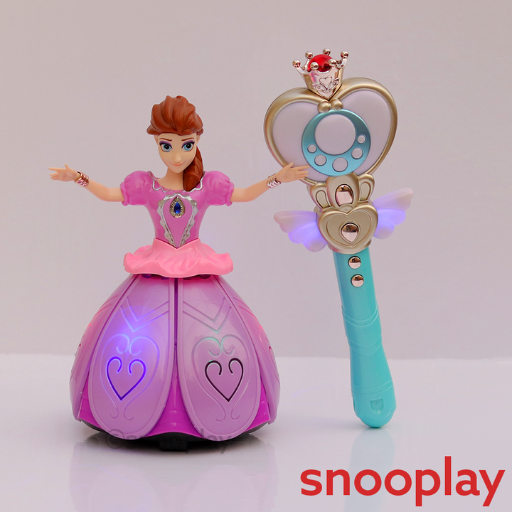 Remote Controlled Musical Princess Angel Doll | 360 degree rotation and Forward/Backward movement