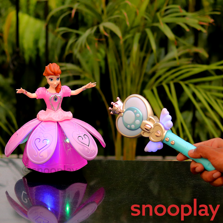 Remote Controlled Musical Princess Angel Doll | 360 degree rotation and Forward/Backward movement