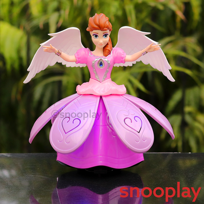 Remote Controlled Musical Princess Angel Doll | 360 degree rotation and Forward/Backward movement