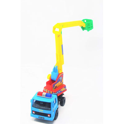 Rescue Service is A Finely Crafted Toy with Excellent Use of Links to Lift The Mechanical Toy - Cherry Picker