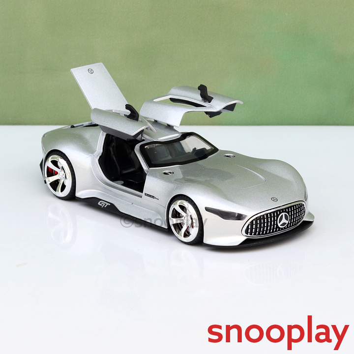 Resembling Mercedes Benz Diecast Car - Pullback, Openable Parts, Light & Sound | 1:32 Scale (3 Years till Grown Ups)