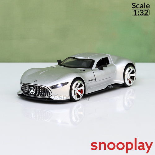 Resembling Mercedes Benz Diecast Car - Pullback, Openable Parts, Light & Sound | 1:32 Scale (3 Years till Grown Ups)