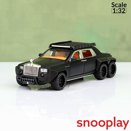 Big Fun Toys Resembling Rolls Royce Diecast Car - Pullback, Openable Parts, Light & Sound | 1:32 Scale (3 Years till Grown Ups) | Assorted Colors