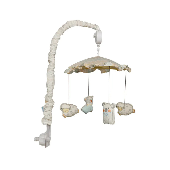 Abracadabra Cot Handle - Musical Mobile Sleepy Friends