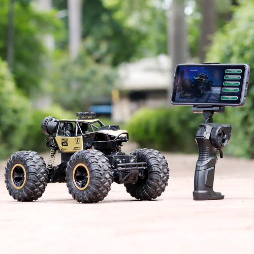 Happy Kids 4WD Off Road Remote Control Rock Crawler | Wi-Fi Camera, App Control, Mist Spray & LED Lights (5-14 Years)