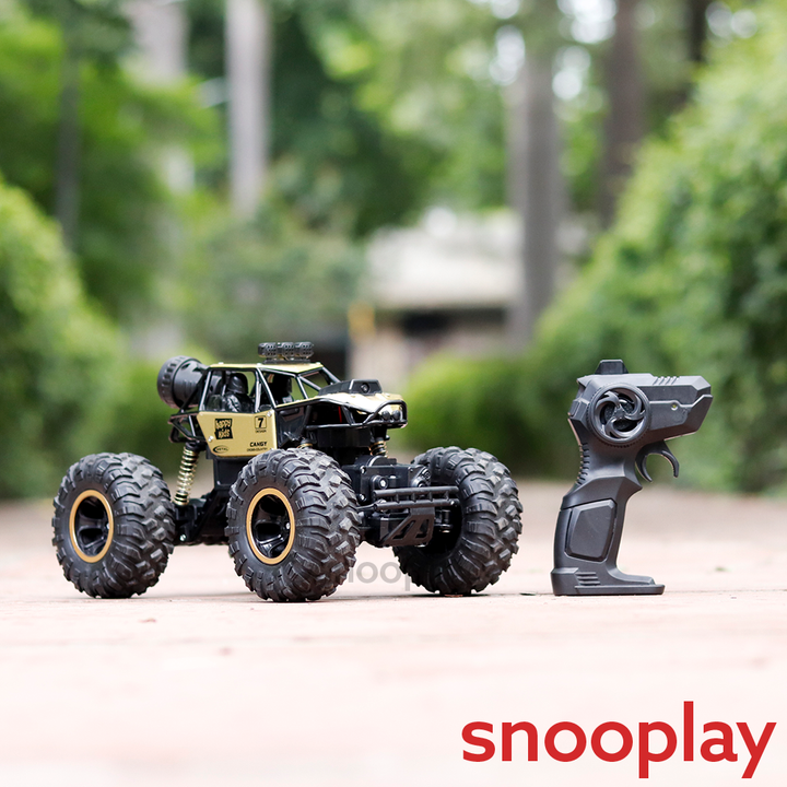 4WD Off Road Remote Control Rock Crawler | Wi-Fi Camera, App Control, Mist Spray & LED Lights (5-14 Years)