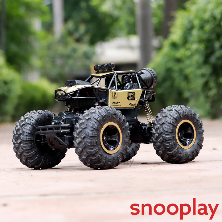 4WD Off Road Remote Control Rock Crawler | Wi-Fi Camera, App Control, Mist Spray & LED Lights (5-14 Years)
