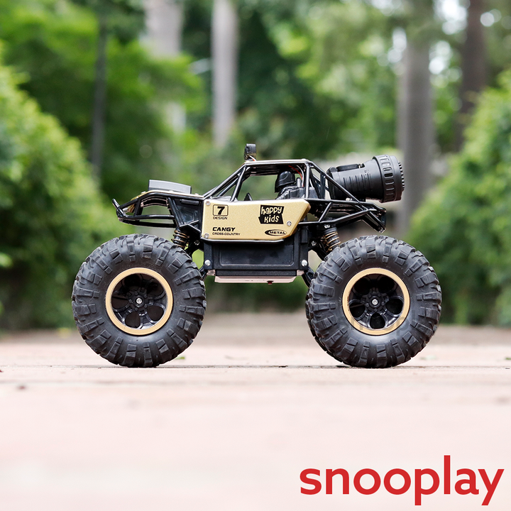 4WD Off Road Remote Control Rock Crawler | Wi-Fi Camera, App Control, Mist Spray & LED Lights (5-14 Years)