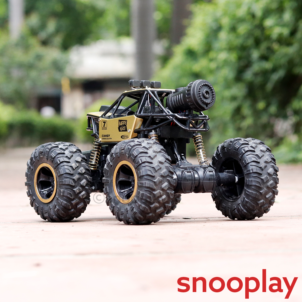 4WD Off Road Remote Control Rock Crawler | Wi-Fi Camera, App Control, Mist Spray & LED Lights (5-14 Years)
