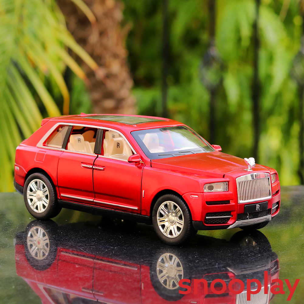 Rolls Royce Cullinan Diecast Car 2415 | Openable Parts, Lights & Sounds | 1:24 Scale (3 Years till Grown Up) | Assorted Colors