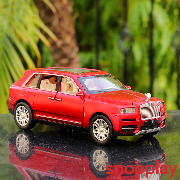 Rolls Royce Cullinan Diecast Car 2415 | Openable Parts, Lights & Sounds | 1:24 Scale (3 Years till Grown Up) | Assorted Colors