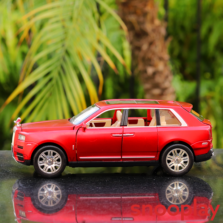 Rolls Royce Cullinan Diecast Car 2415 | Openable Parts, Lights & Sounds | 1:24 Scale (3 Years till Grown Up) | Assorted Colors