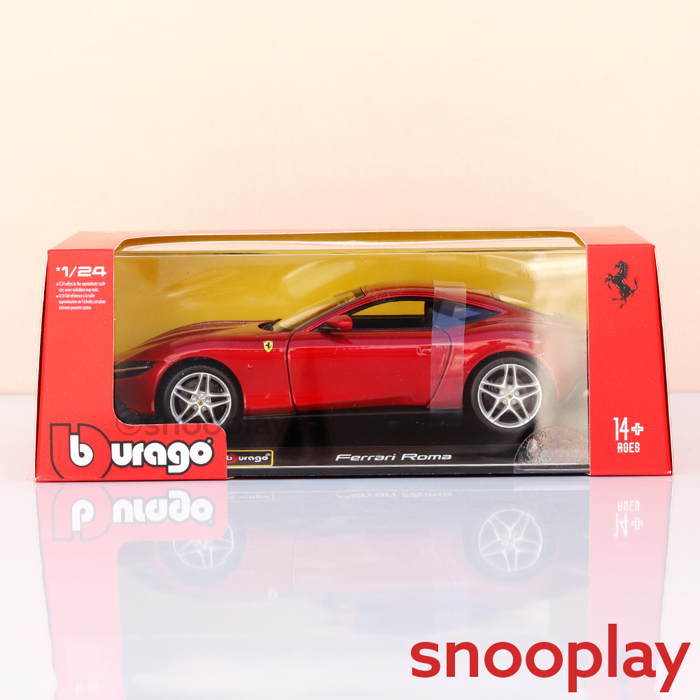 Original Ferrari Roma Licensed Diecast Car | 1:24 Scale (14 Years till Grown Ups)
