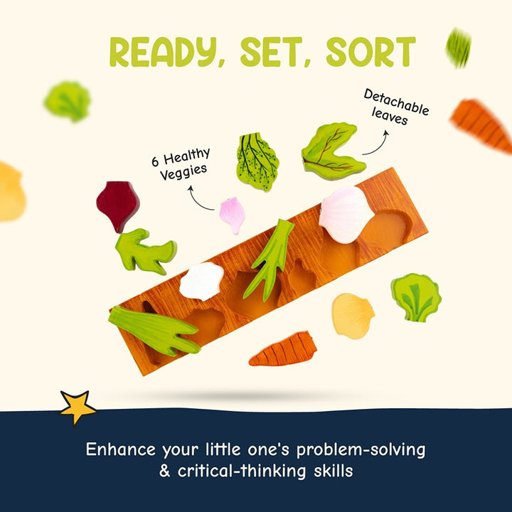 Root Veggies Puzzle Sorting