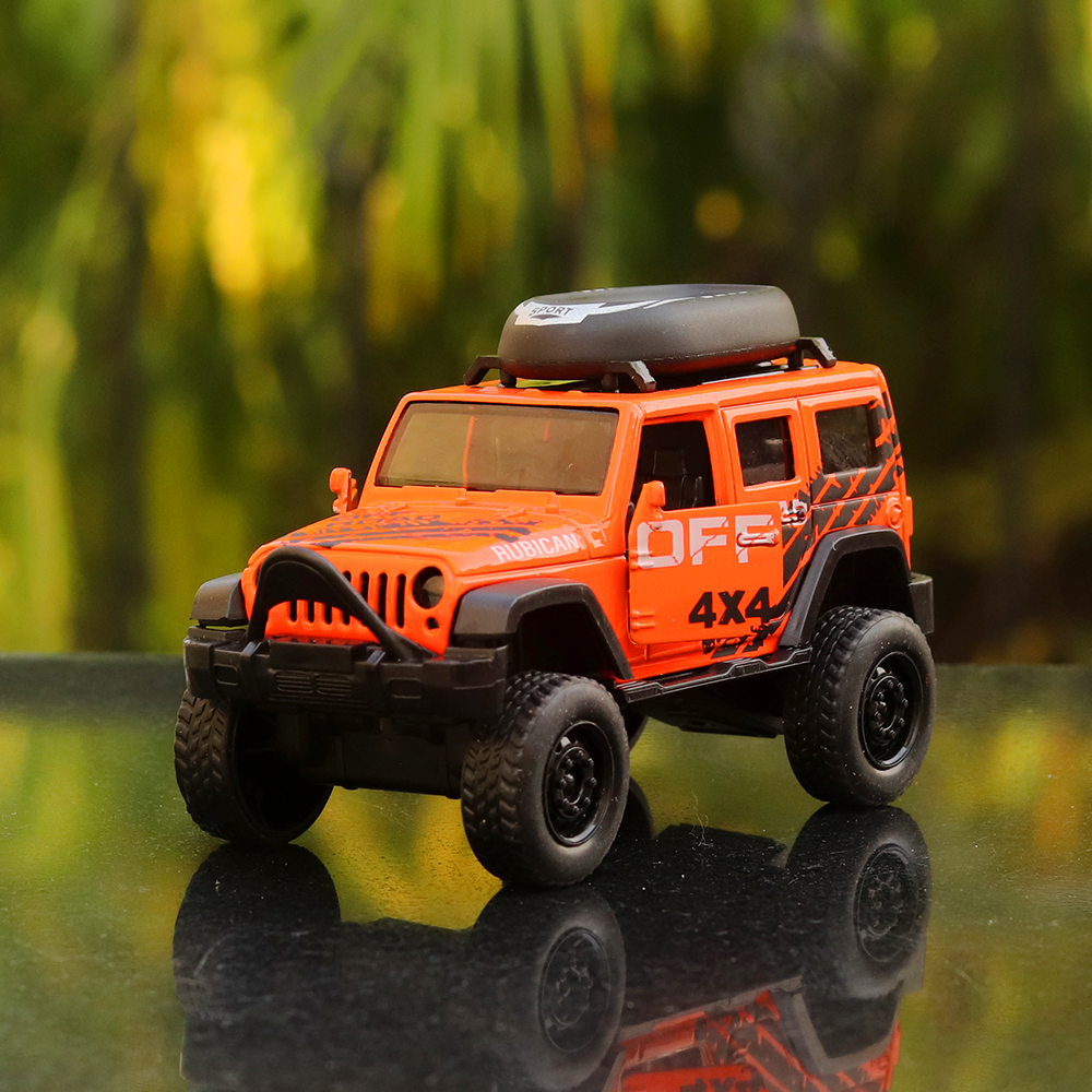 Diecast Toy Car Resembling Rubicon SUV Jeep (3256)