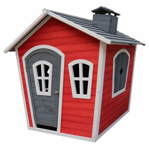Olaf Wooden Playhouse - Cedar Outdoor Cottage with Hinged Window | Weight- 29.5 Kg (1.5-10 Years)