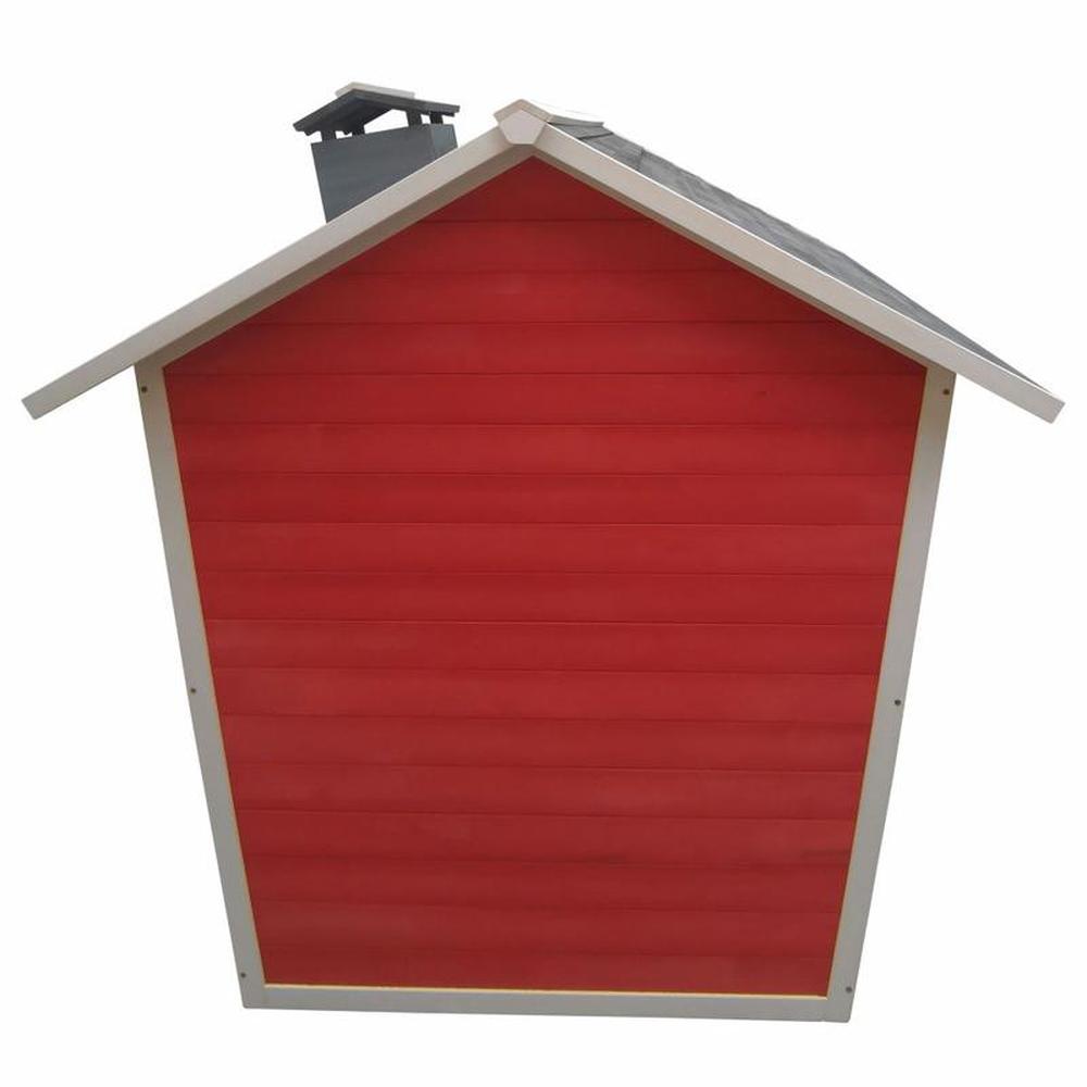 Olaf Wooden Playhouse - Cedar Outdoor Cottage with Hinged Window | Weight- 29.5 Kg (1.5-10 Years)