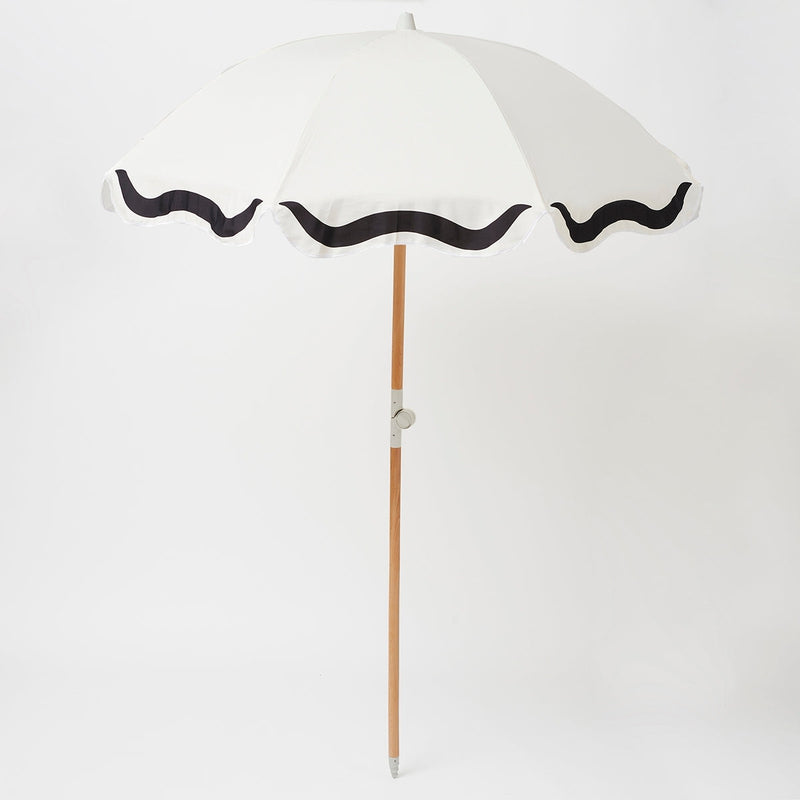 Luxe Beach Umbrella Casa Marbella Vintage - Black (COD Not Available)
