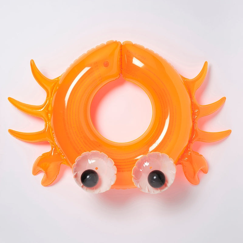 Inflatable Swimming Kiddy Pool Ring Sonny the Sea Creature - Orange