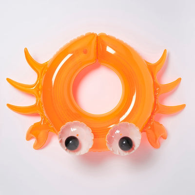 Inflatable Swimming Kiddy Pool Ring Sonny the Sea Creature - Orange