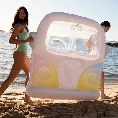 Inflatable Luxe Lie On Swimming Float Camper - Ombre