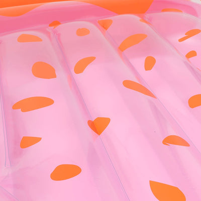 Inflatable Luxe Swimming Lie On Float Strawberry Pink Berry - Pink