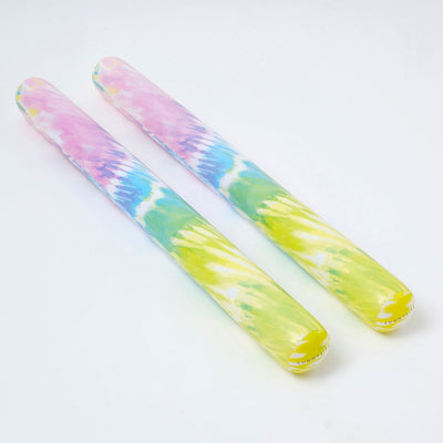 Inflatable Swimming Pool Noodle Tie Dye Sorbet (Set of 2)