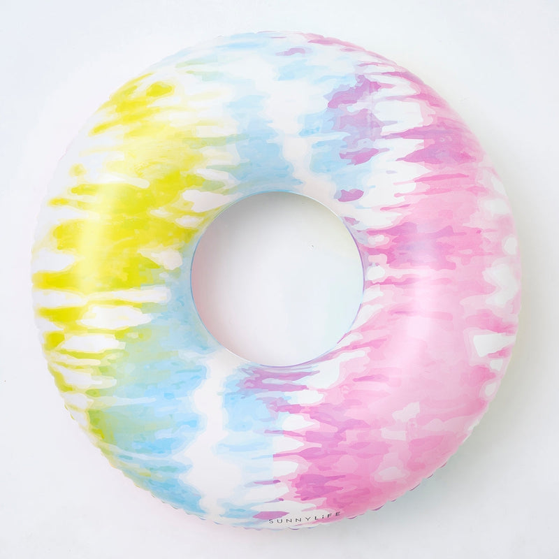 Inflatable Swimming Pool Ring Tie Dye Sorbet - Tie