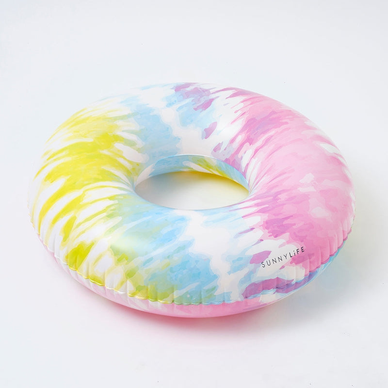 Inflatable Swimming Pool Ring Tie Dye Sorbet - Tie