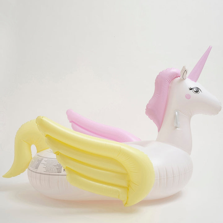 Inflatable Unicorn Luxe Swimming Ride On Float - Pastel