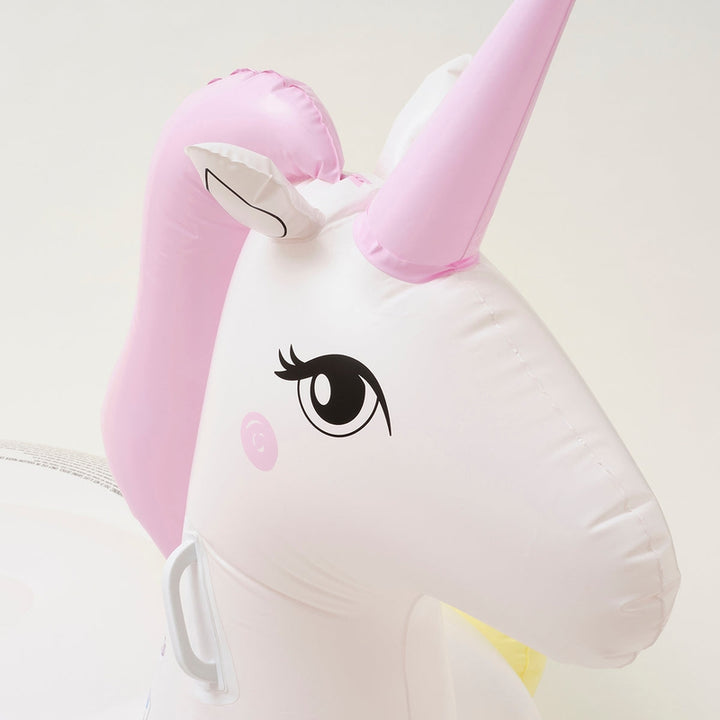 Inflatable Unicorn Luxe Swimming Ride On Float - Pastel