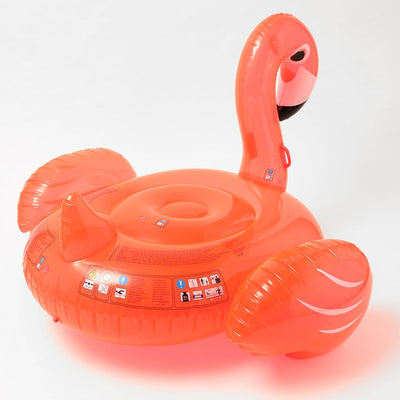 Inflatable Flamingo Luxe Swimming Ride On Float Rosie Watermelon - Neon