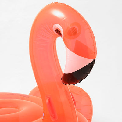 Inflatable Flamingo Luxe Swimming Ride On Float Rosie Watermelon - Neon