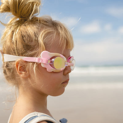 Mini Swim Goggles for kids - Mima the Fairy Pink Lilac