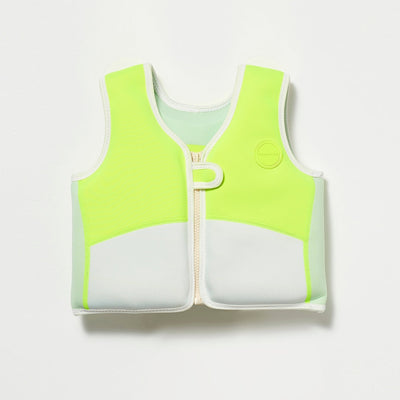 Swim Vest Shark Tribe Blue Neon Citrus (3-6)